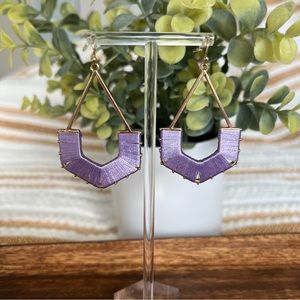 V‎ Shape Thread Earrings